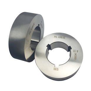 滚花轮3T斜纹网纹滚花模高强度滚花刀滚丝机滚花键50.5孔压花轮