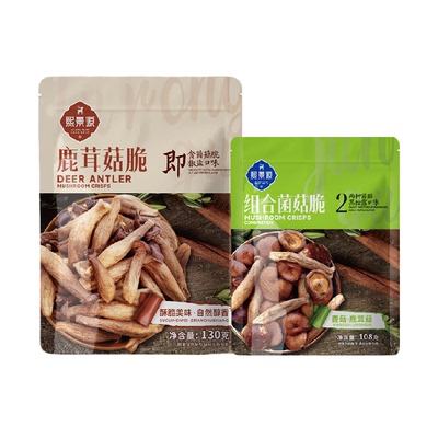 鹿茸菇脆130g黑松露菌菇脆108g
