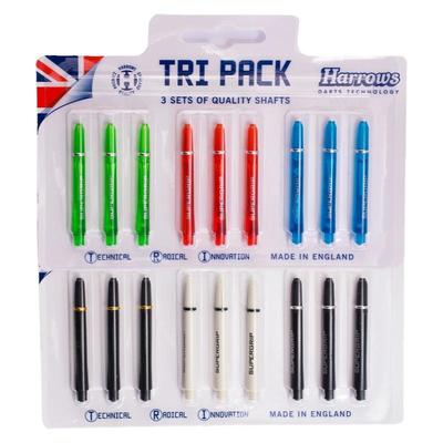 Tri Pack (Shafts) 飞镖杆组合套装 harrows哈路士英国原装进口