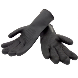 威蝶手套耐酸碱工业手套橡胶手套化学抗腐蚀加厚耐磨防水加长手套