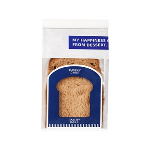 铁丝卷边袋牛轧雪花酥饼干牛轧糖吐司面包纸袋烘焙奶枣包装机封袋