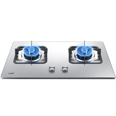 华帝台嵌两用不锈钢煤气灶双灶