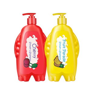 【自营】德露宝儿童温和保湿滋润洗发水沐浴露二合一500ml沐浴露