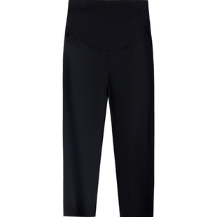 英氏孕妇裤冬季外穿哈伦裤宽松显瘦直筒烟管裤小个子休闲萝卜裤子