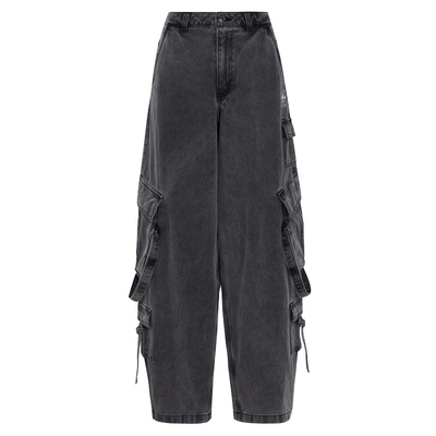 阿迪达斯三叶草26女宽松工装长裤