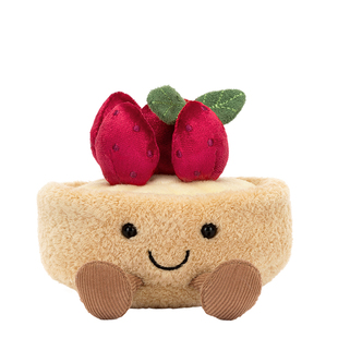 英国Jellycat趣味弗洛赫特草莓塔毛绒玩具安抚玩偶公仔生日礼物
