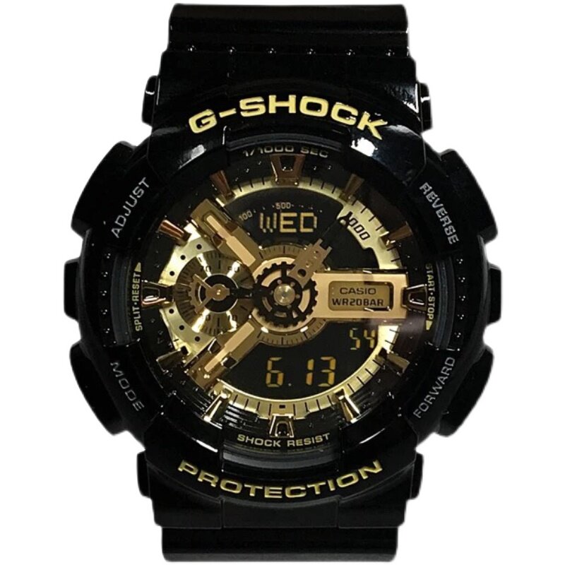 卡西欧G-SHOCK手表男黑金GA-110GB-1A/1B黑武士限量防水运动男表