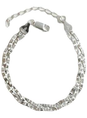 古罗珠宝女生手链925银小众设计