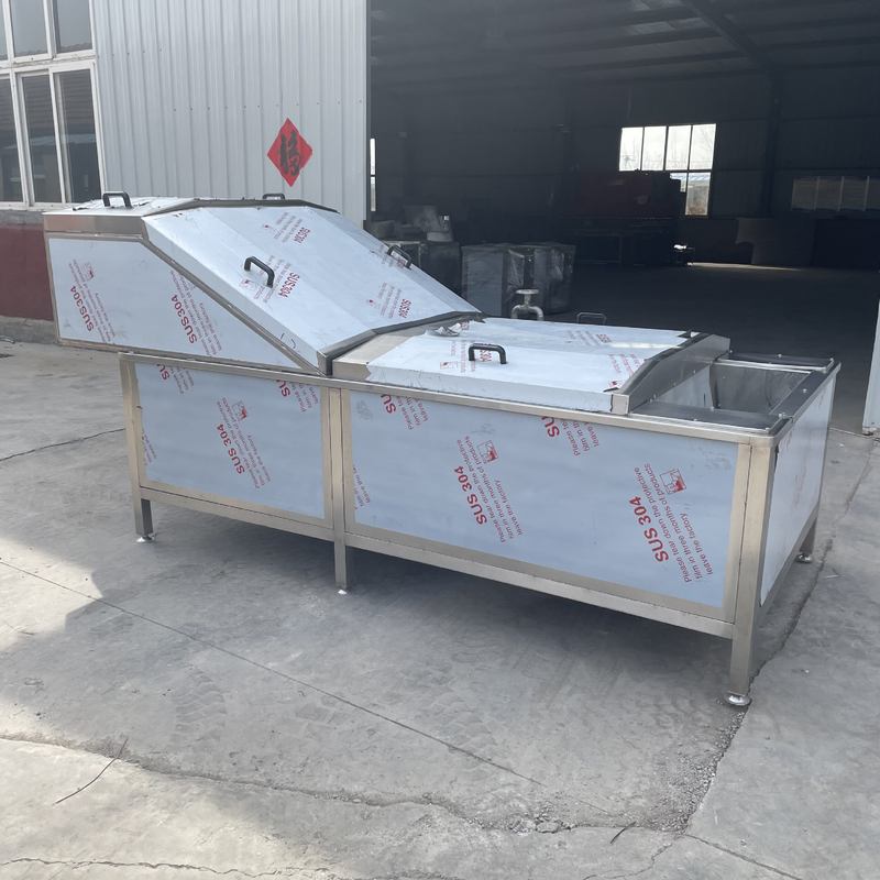 速冻薯条薯片漂烫机 全自动果蔬杀青设备 速冻山药片流水线设备