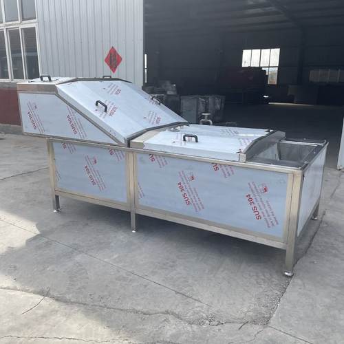 速冻薯条薯片漂烫机 全自动果蔬杀青设备 速冻山药片流水线设备