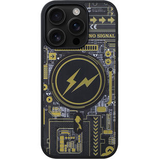 藤原浩闪电iPhone16promax磁吸手机壳适用于苹果15创意电路板14pro个性保护套磨砂防滑17新款时尚18硬壳