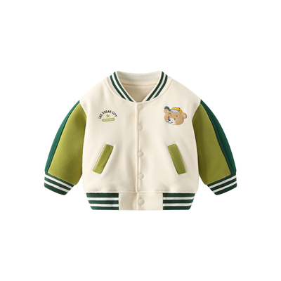 儿童外套秋冬棒球服加厚上衣