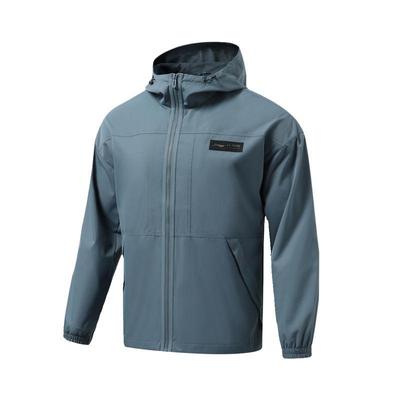 李宁男子防风跑步健身运动外套