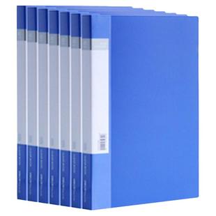 得力文件夹透明插页a4资料册60页资料收纳档案整理办公用品活页夹学生试卷奖状乐谱收集册孕检产检报告收纳册