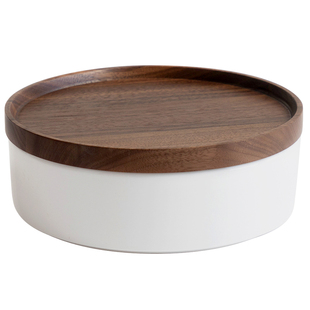 原创简约骨瓷白盘 出口品质陶瓷茶盘日式 陶瓷托盘白色平盘木盘子