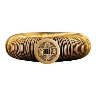 铜钱古币真铜康熙雍正乾隆通宝压门槛散装真品五帝钱六帝十帝铜币