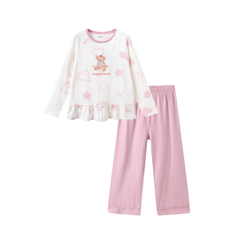巴拉巴拉女童家居服套装甜美洋气