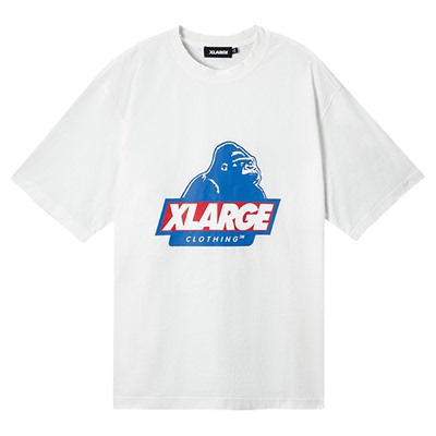 XLARGE水洗做旧街头纯棉短袖T恤