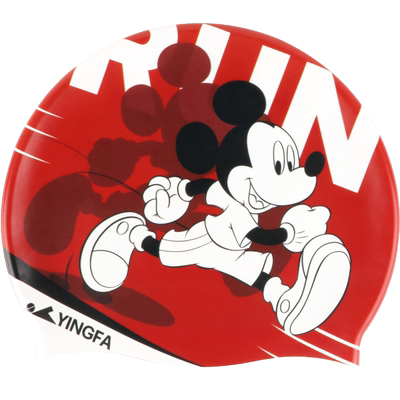 卡通儿童成人游泳帽英发