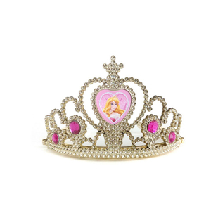 迪斯尼公主头像宝石皇冠白雪睡美人爱莎灰姑娘贝尔长发万圣节特价