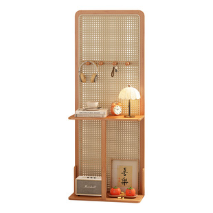 入户玄关柜客厅双面隔断柜正对门口现代轻奢高级感遮挡屏风置物架