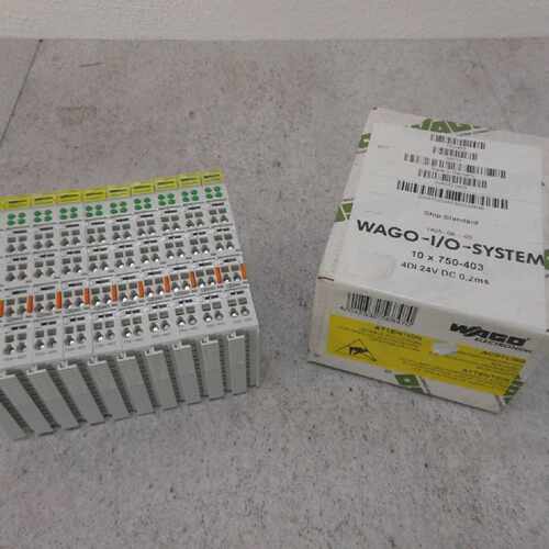 10x Wago 750-403 4-Kanal Digital Input Terminal 0,2ms Unused