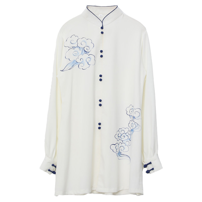 修方太极男女同款太极服精致手绘
