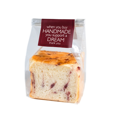 冰面包袋吐司铁丝卷口麻薯包装袋