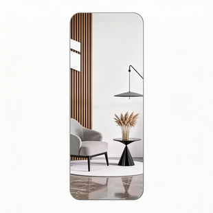 穿衣镜上墙全身镜玻璃大镜子家用卧室挂墙试衣定制可壁挂贴墙自粘
