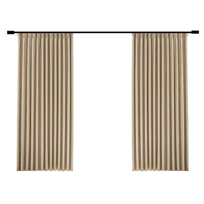 法式双面同色雪尼尔绒棉窗帘