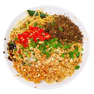 宜宾燃面挂面带调料包碱水面手工拌面条热干面速食四川特产正宗