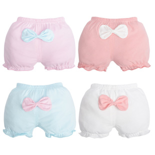 儿童内裤A类纯棉100%全棉面包裤三角宝宝男童女童不夹屁屁短裤头