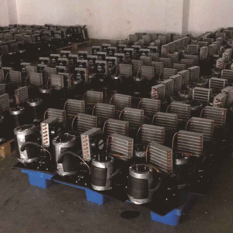 交流220V和直流压缩机冷凝机组微型制冷机组风冷冰箱机组DC12V24V