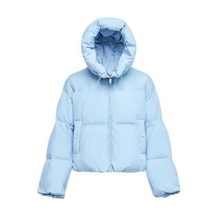 【法奢白金】0感泡芙LILY2025冬季新款女装外套短面包羽绒鹅绒服