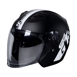 3C认证电动车摩托车头盔男半盔复古盔夏冬四季通用保暖透气安全帽