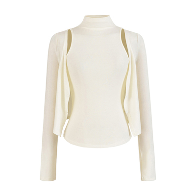 怪力酱韩女时尚微透休闲两件套