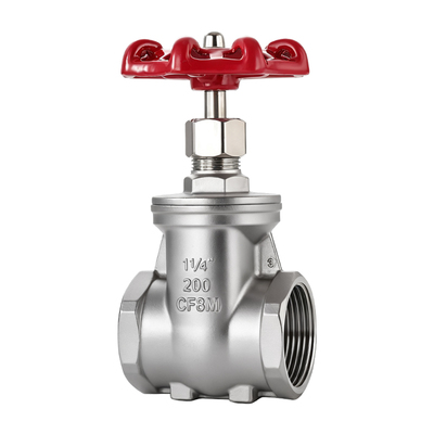 304丝口不锈钢闸阀耐腐蚀耐高温