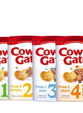 【英国直邮】牛栏cow&gate123全阶段婴幼儿配方奶粉原装进口