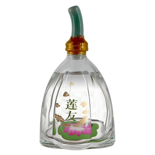 莲赋莲友浓香型白酒52度475ml礼盒装纯良酿造悟道人生宴请有面