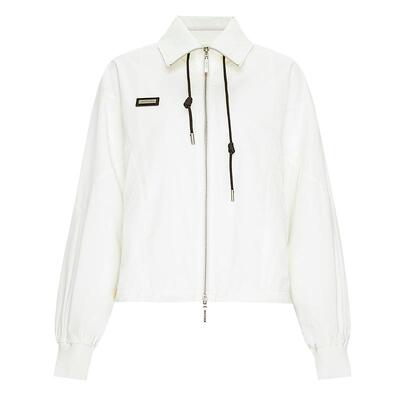 LIFE·IDEA商场同款2025春季新品立领抽绳减龄休闲拉链衫女