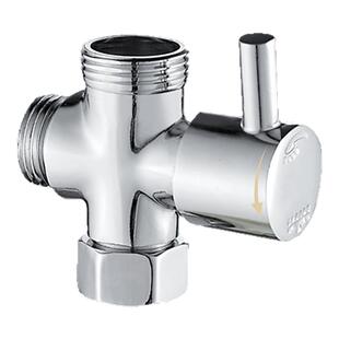 黄快开分水器活接一进二出三通角阀4分6分内外丝接口分水阀接头