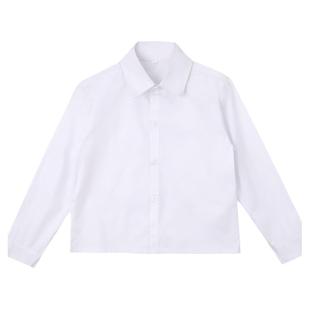 儿童免烫长短袖白衬衣男女童合唱演出服中小学生校服礼服衬衫包邮