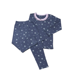 女童秋衣秋裤纯棉舒绒拉架秋冬加厚家居服儿童内衣套装男女童睡衣