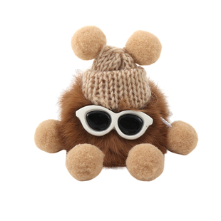 包包挂饰小煤球玩偶装饰挂件毛绒可爱星黛露钥匙扣书包公仔配件