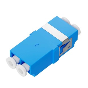 Tengfei光纤耦合器五个装 LC-LC双工对接头法兰盘 单模多模跳线兼容延长连接器