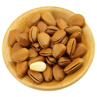 特大红松子开口非特级野生东北手剥松子原味大颗粒孕妇坚果500g