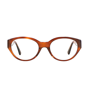 Fakeme 冬季焦糖板材猫眼光学可配近视中性金吉拉longblack