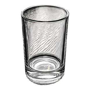 钢化玻璃三两白酒杯水杯酒杯喝水二两半杯子直筒耐高温家用高级感