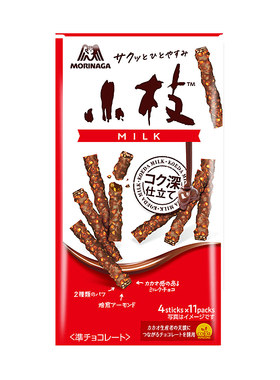 森永杏仁多口味夹心坚果巧克力棒