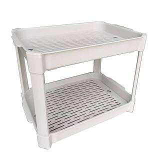 杯架杯子收纳沥水架家用客厅桌面双层置物架茶具托盘厨房储物架子